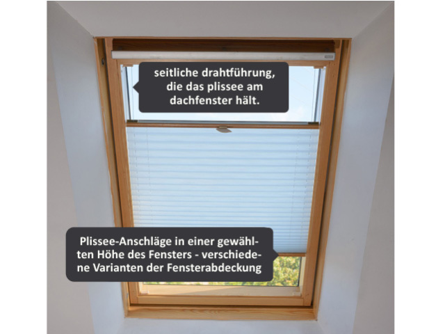 Dachfensterplisee