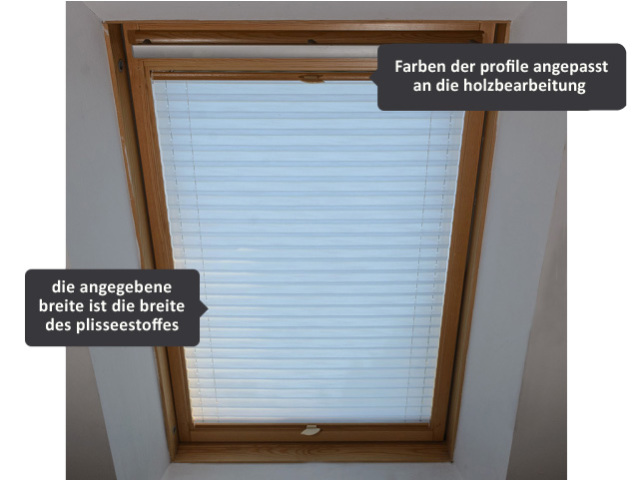 Dachfensterplisee